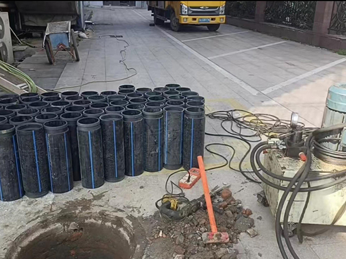 洋浦经济开发区PE置换管厂家 DN315置换管 非开挖管短管置换